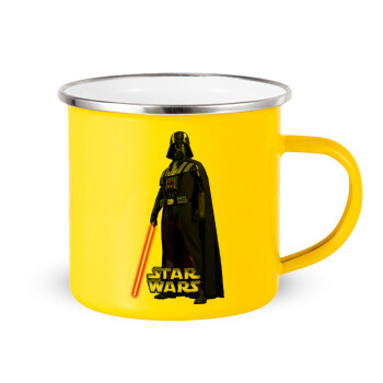 Darth vader, Yellow Enamel Metallic Cup 360ml