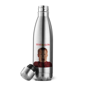 Μόνος στο σπίτι Kevin McCallister Shocked, Inox (Stainless steel) double-walled metal mug, 500ml