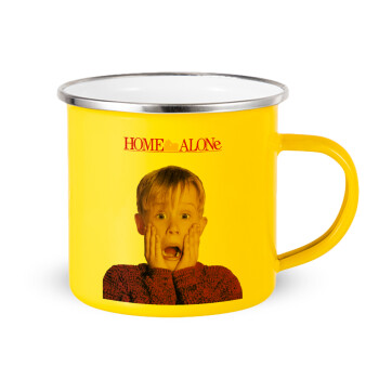 Μόνος στο σπίτι Kevin McCallister Shocked, Yellow Enamel Metallic Cup 360ml