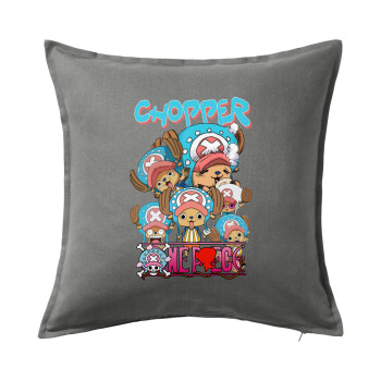 Chopper One Piece, Sofa cushion Grey 50x50cm includes filling