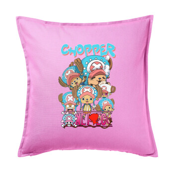 Chopper One Piece, Sofa cushion Pink 50x50cm includes filling