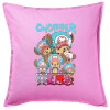 Sofa cushion Pink 50x50cm includes filling