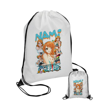 Nami One Piece, Pouch bag with black cords (1 piece)