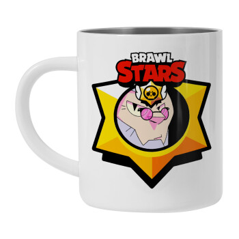 Brawl Stars Byron, Mug Stainless steel double wall 450ml