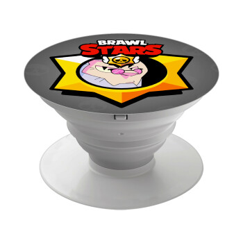 Brawl Stars Byron, Phone Holders Stand  White Hand-held Mobile Phone Holder