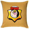 Sofa cushion YELLOW 50x50cm includes filling