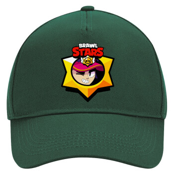 Brawl Stars Fang, Adult Ultimate Hat GREEN, (100% COTTON DRILL, ADULT, UNISEX, ONE SIZE)