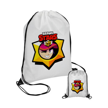 Brawl Stars Fang, Pouch bag with black cords (1 piece)