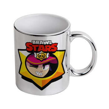 Brawl Stars Fang, Mug ceramic, silver mirror, 330ml