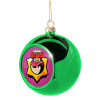 Green Christmas tree ornament ball 8cm