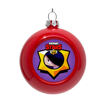 Brawl Stars Edgar, Red Christmas tree ornament bauble 8cm