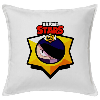 Brawl Stars Edgar, Sofa cushion White 50x50cm includes filling