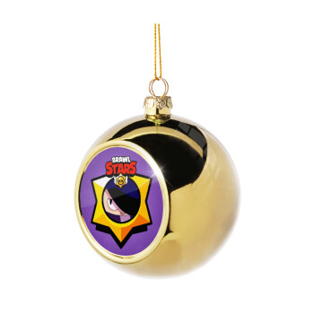 Brawl Stars Edgar, Golden Christmas tree ball ornament 8cm