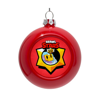 Brawl Stars Sprout, Red Christmas tree ornament bauble 8cm