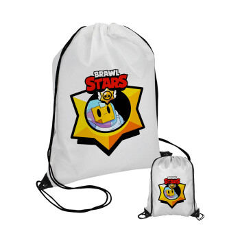 Brawl Stars Sprout, Pouch bag with black cords (1 piece)