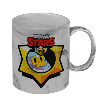 Brawl Stars Sprout, Mug ceramic marble style, 330ml