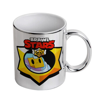 Brawl Stars Sprout, Mug ceramic, silver mirror, 330ml