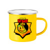 Yellow Enamel Metallic Cup 360ml