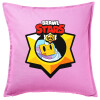 Sofa cushion Pink 50x50cm includes filling