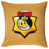 Sofa cushion YELLOW 50x50cm includes filling