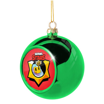 Brawl Stars Sprout, Green Christmas tree ornament ball 8cm