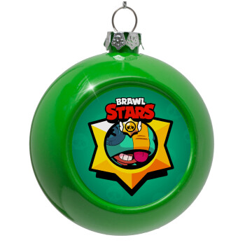 Brawl Stars Leon, Green Christmas tree ornament bauble 8cm