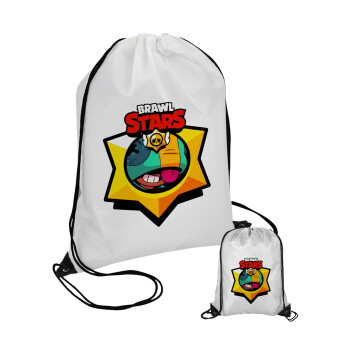 Brawl Stars Leon, Pouch bag with black cords (1 piece)