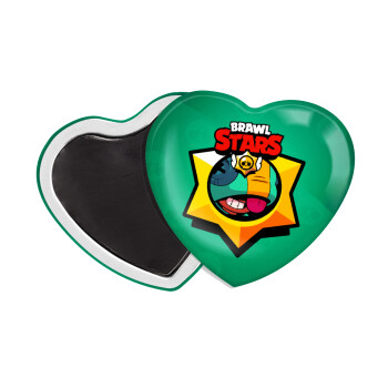 Brawl Stars Leon, Μαγνητάκι καρδιά (57x52mm)