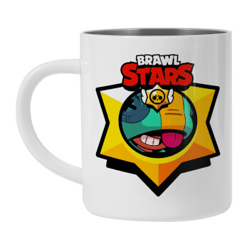 Brawl Stars Leon, Mug Stainless steel double wall 450ml