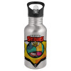 Metallic Silver with straw (500ml)