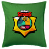 Sofa cushion Green 50x50cm includes filling