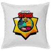 Sofa cushion White 50x50cm includes filling