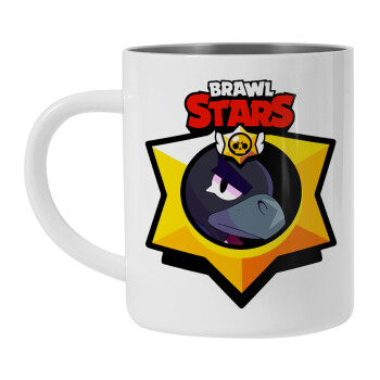 Brawl Stars Crow, Mug Stainless steel double wall 300ml