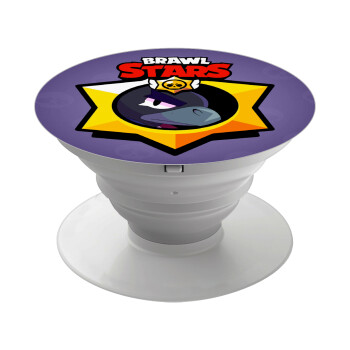 Brawl Stars Crow, Phone Holders Stand  White Hand-held Mobile Phone Holder