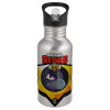 Metallic Silver with straw (500ml)