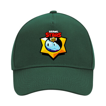 Brawl Stars Squeak, Adult Ultimate Hat GREEN, (100% COTTON DRILL, ADULT, UNISEX, ONE SIZE)