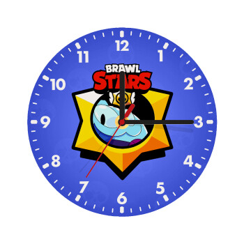 Brawl Stars Squeak, Wooden wall clock (20cm)