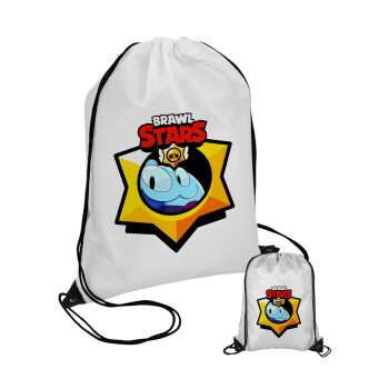 Brawl Stars Squeak, Pouch bag with black cords (1 piece)