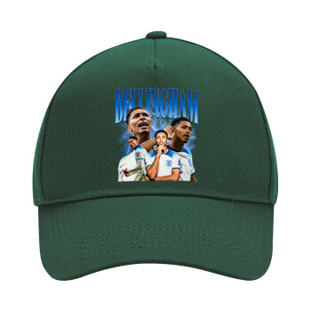 Jude Bellingham, Adult Ultimate Hat GREEN, (100% COTTON DRILL, ADULT, UNISEX, ONE SIZE)