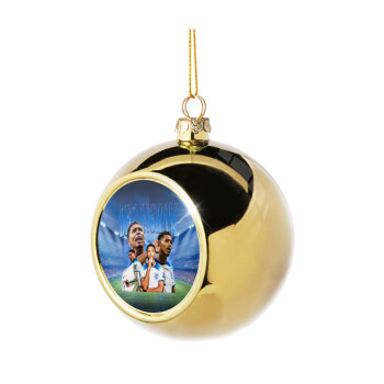 Jude Bellingham, Golden Christmas tree ball ornament 8cm