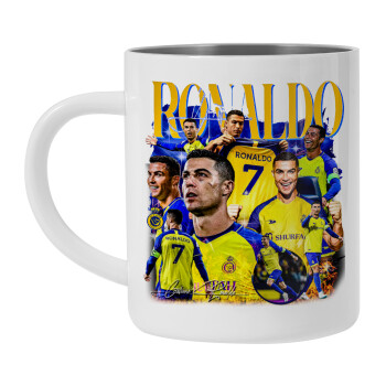 Cristiano Ronaldo Al Nassr, Mug Stainless steel double wall 300ml