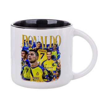 Cristiano Ronaldo Al Nassr, Κούπα κεραμική 400ml Λευκή/Μαύρη