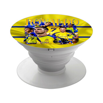 Cristiano Ronaldo Al Nassr, Phone Holders Stand  White Hand-held Mobile Phone Holder