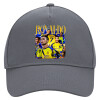 Ultimate Adult Hat Grey, (100% COTTON DRILL, ADULT, UNISEX, ONE SIZE)