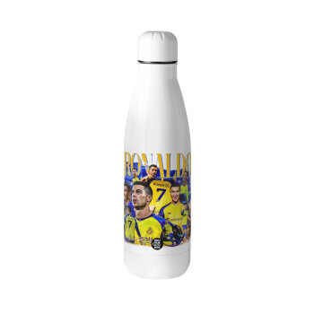 Cristiano Ronaldo Al Nassr, Metal mug thermos (Stainless steel), 500ml