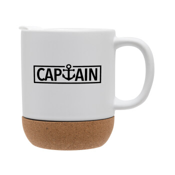 CAPTAIN, Ceramic coffee mug Cork (MAT), 330ml (1pcs)