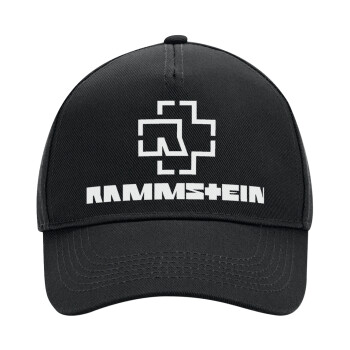 Rammstein, Καπέλο Ενηλίκων Ultimate ΜΑΥΡΟ, (100% ΒΑΜΒΑΚΕΡΟ DRILL, ΕΝΗΛΙΚΩΝ, UNISEX, ONE SIZE)