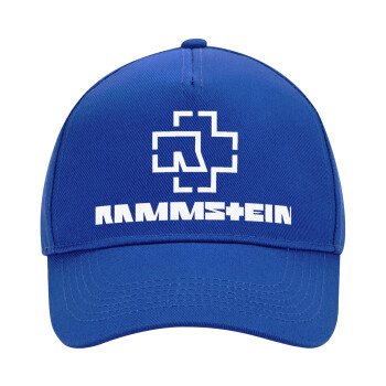 Rammstein, Ultimate Adult Hat BLUE, (100% COTTON DRILL, ADULT, UNISEX, ONE SIZE)