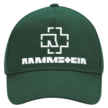 Rammstein, Adult Ultimate Hat GREEN, (100% COTTON DRILL, ADULT, UNISEX, ONE SIZE)