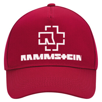 Rammstein, Adult Ultimate Hat RED, (100% COTTON DRILL, ADULT, UNISEX, ONE SIZE)